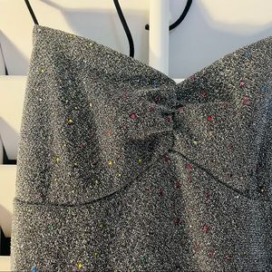 Sparky dress with rainbow details